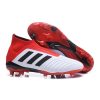 adidas Predator 18+ FG para Niños - Blanco Negro Rojo_1.jpg